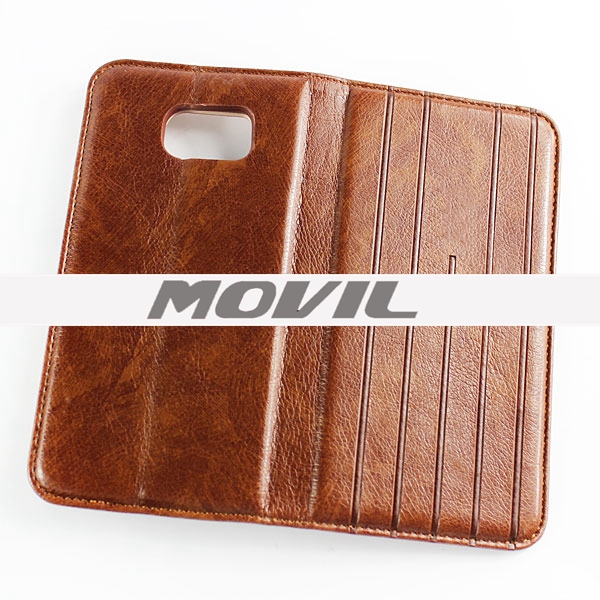 NP-2130 Corona de PU funda para Samsung Galaxy S6 -10